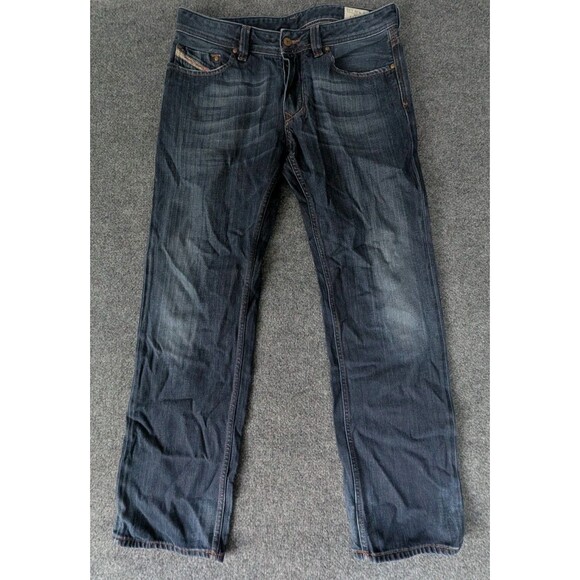 Diesel Mens Larkee Jeans Size 34x32 Buttonfly Distressed